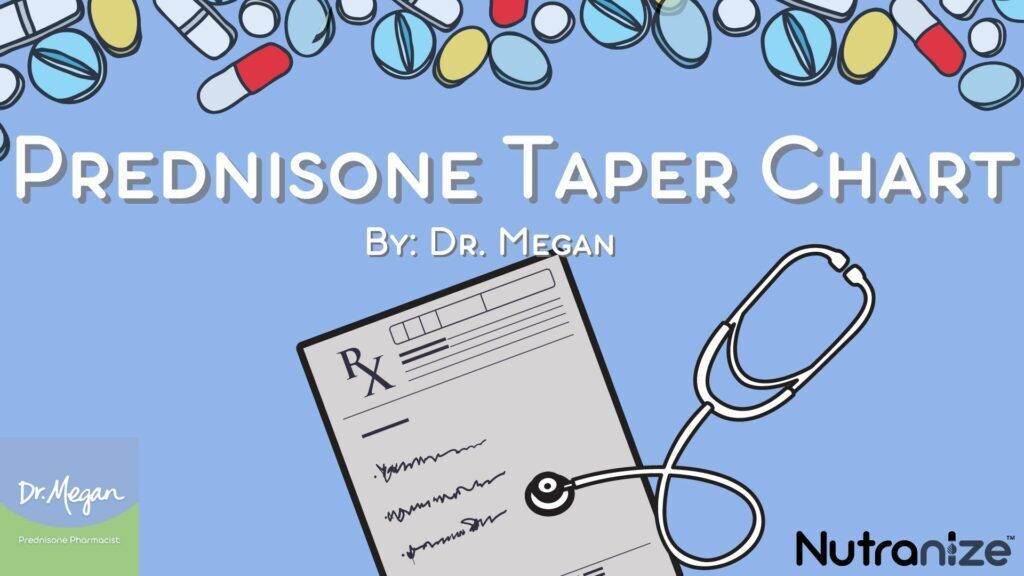 How to Taper Prednisone - Printable Taper Chart | Dr. Megan